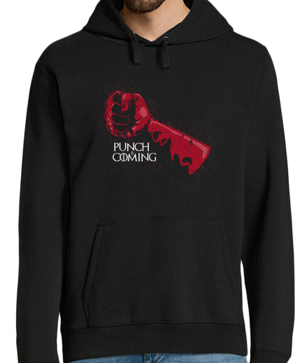 Sweat-shirt À Capuche Pour Homme poinçon est à coming