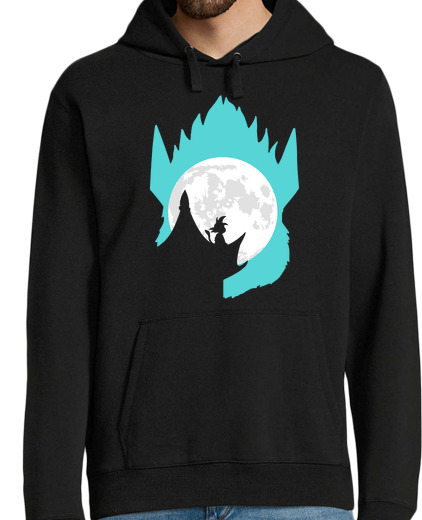 Sweat-shirt À Capuche Pour Homme ne regardez pas la pleine lune!