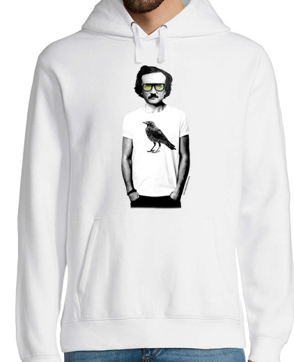 Sweat-shirt À Capuche Pour Homme edgar allan poe, mola