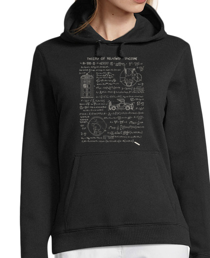 Sweat-shirt À Capuche Pour Femme théorie de la relativité