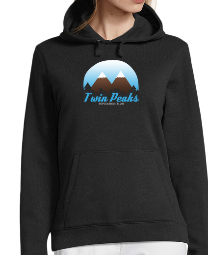 Sweat-shirt À Capuche Pour Femme twin peaks