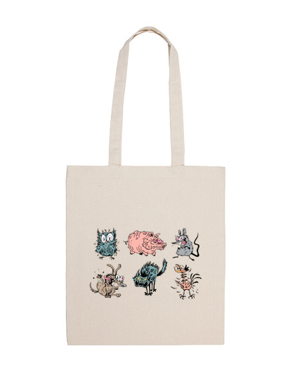 Image of animals crazy crazy creepy horror humor bag lounge vacation beach tote