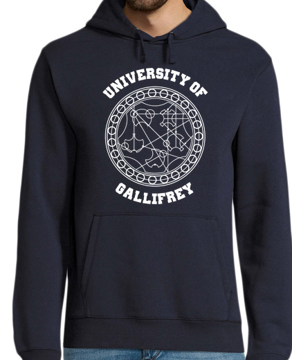 Sweat-shirt À Capuche Pour Homme université de gallifrey