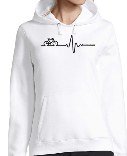 Sweat-shirt À Capuche Pour Femme vélo cardio