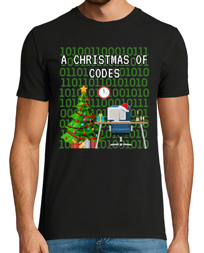 Tee Shirt Homme Manche Courte un Noël de cod