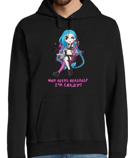 Sweat-shirt À Capuche Pour Homme jinx - league of legends