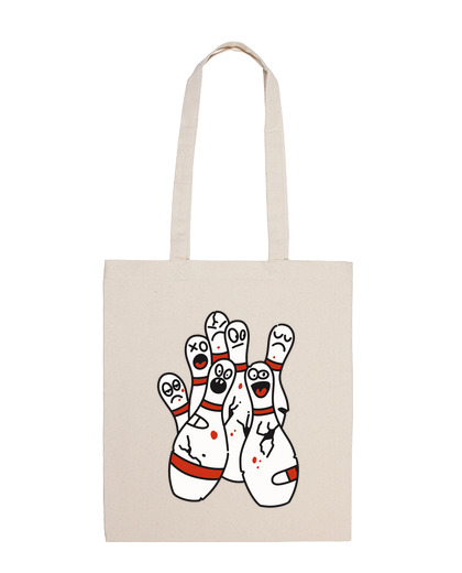Image of bowling evening skittles shoes club holiday bag swimming pool beach tote