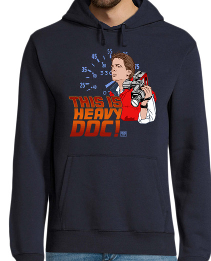 Sweat-shirt À Capuche Pour Homme marty mcfly (retour vers le futur)