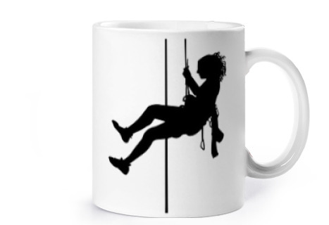 Image of climbing woman girl champion club cup coffee tea croissants herbal infusion