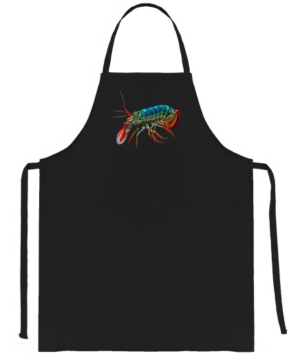 Image of shrimp fluorescent neon dj dancefloor seller fishmonger waiter fish restaurant poster shrimp auction