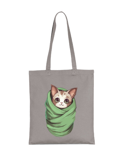 Image of kitten wrap blanket wrap bag beach vacation pool tote