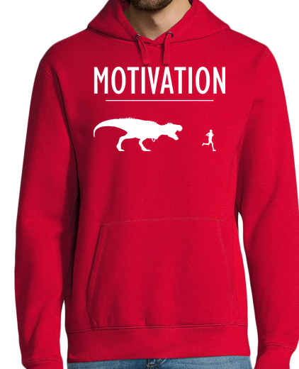 Sweat-shirt À Capuche Pour Homme motivation - en cours d'exécution