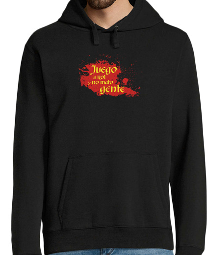 Sweat-shirt À Capuche Pour Homme jeu de rôle et ne tuent pas