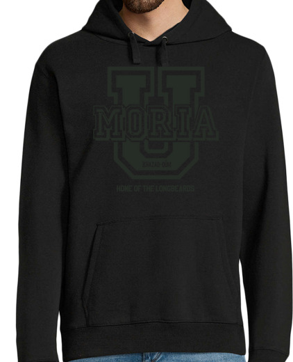 Sweat-shirt À Capuche Pour Homme université moria