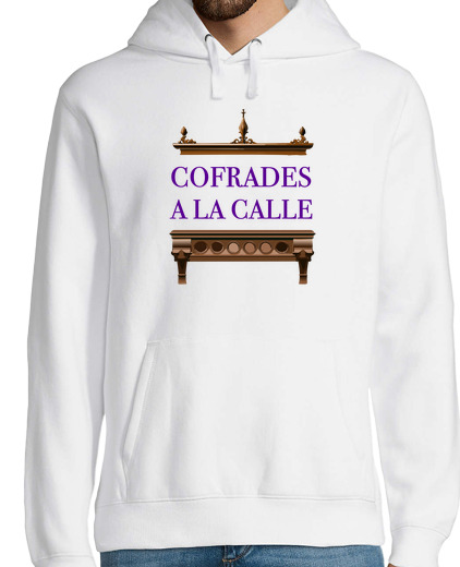 Sweat-shirt À Capuche Pour Homme frères de la all - couleur