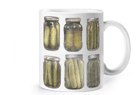 Image of pickles recipe preparation pickles cup coffee tea croissants herbal tea infusion