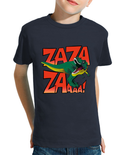 Tee Shirt Pour Enfant Manche Courte dino-za-za-zaur