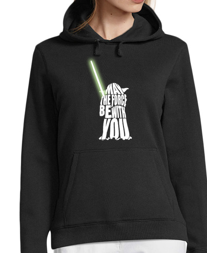 Sweat-shirt À Capuche Pour Femme star wars yoda