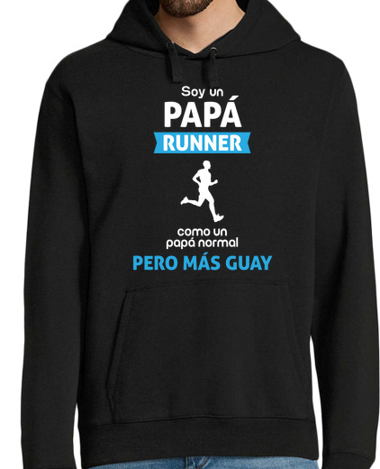 Sweat-shirt À Capuche Pour Homme coureur papa