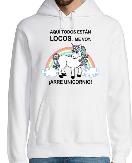 Sweat-shirt À Capuche Pour Homme arre licorne