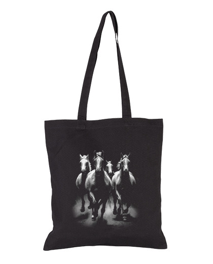 Image of wild horses galloping camargue pool bag vacation beach tote