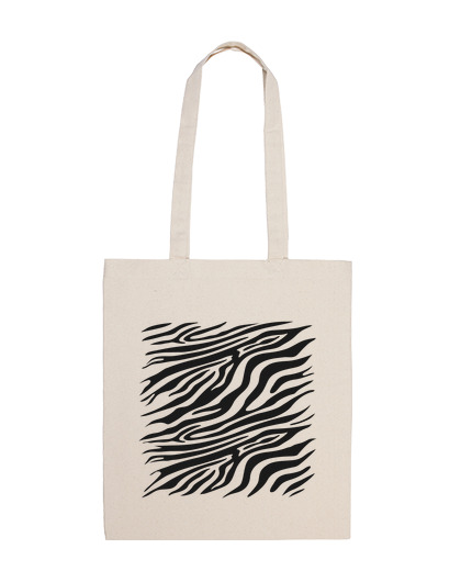 Image of zebra skin to personalize first name women's bag swimming pool beach vacation tote