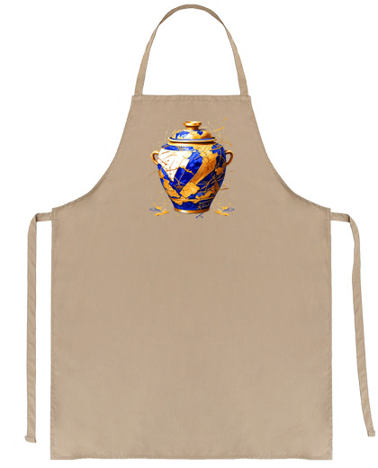 Image of pottery kintsugi technical repair store workshop artisan seller saleswoman kiln tower