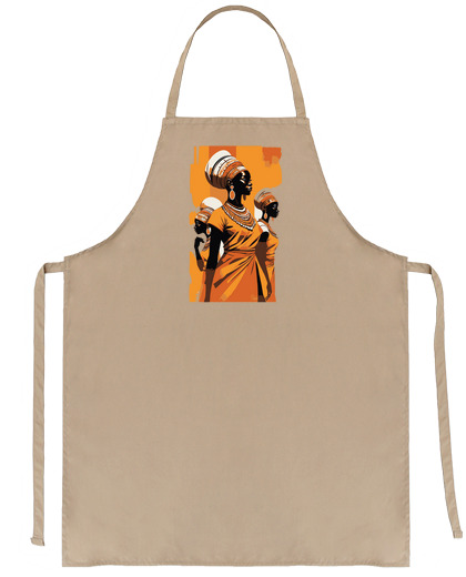 Image of african woman elegance ethnic afro waitress saleswoman crafts