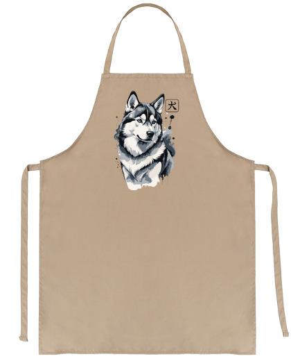 Image of siberian husky on board book salesman saleswoman waiter breeder bartender