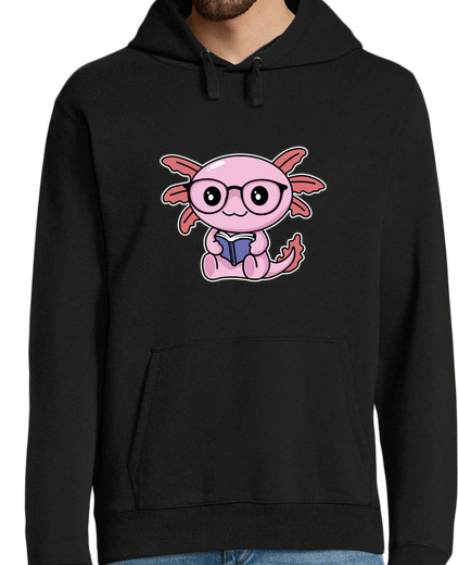 Sweat-shirt À Capuche Pour Homme axolotl