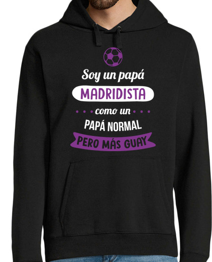 Sweat-shirt À Capuche Pour Homme papa madridista