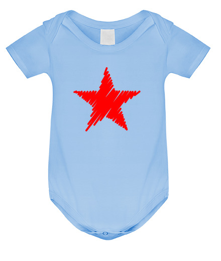 Body Bébé red star coups