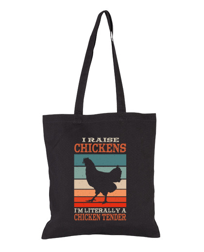 Image of chickens breeder breeding lovers bag documents business tote