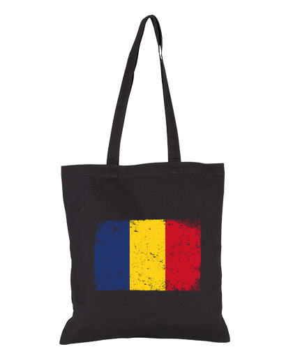 Image of romania flag capital bucharest shopping tote bag