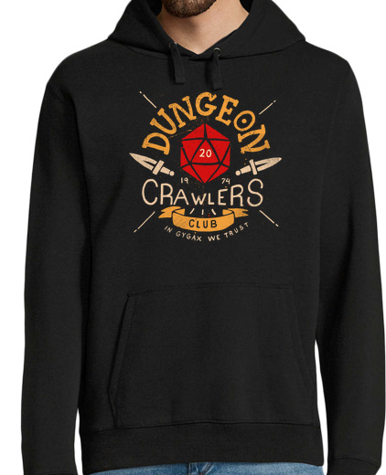 Sweat-shirt À Capuche Pour Homme donjon crawlers club