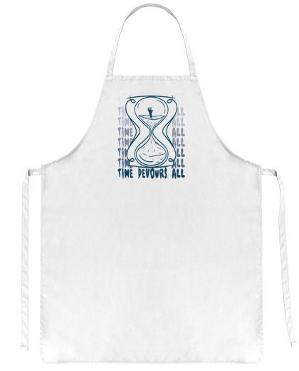 Image of hourglass time devours everything ironic salesman saleswoman waiter waitress artisan bartender