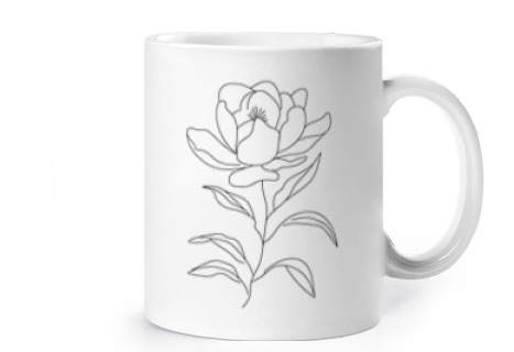 Image of magnolia grandiflora flower cup coffee tea croissants herbal tea infusion
