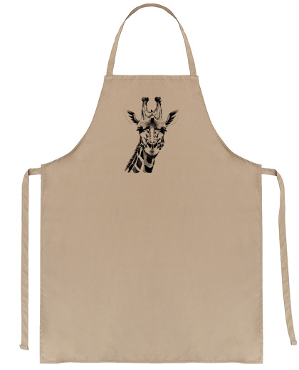 Image of giraffe animal image drawing seller waitress baraman tote