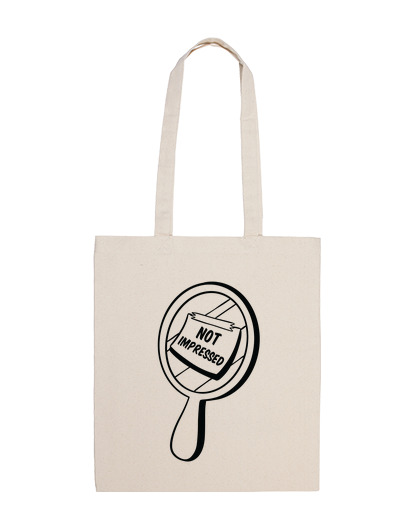 Image of unimpressed mirror humor funny vacation tote bag