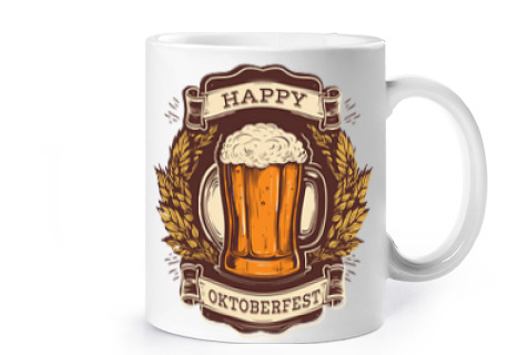 Image of oktoberfest oktoberfest happy cup coffee tea croissants