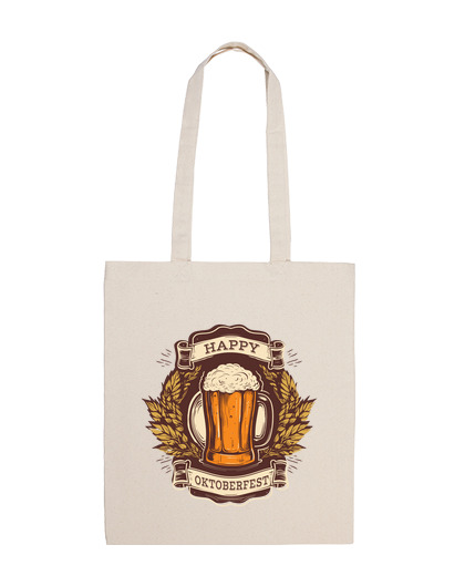 Image of oktoberfest oktoberfest happy holiday tote bag