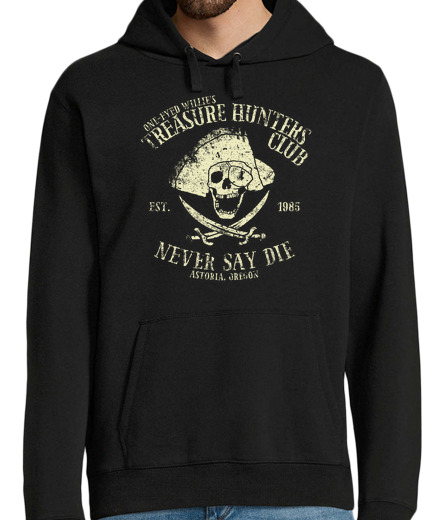 Sweat-shirt À Capuche Pour Homme les chasseurs de trésors club