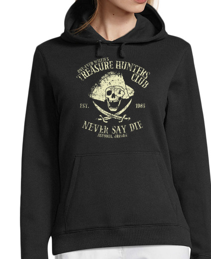 Sweat-shirt À Capuche Pour Femme les chasseurs de trésors club