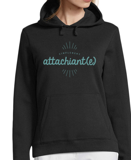 Sweat-shirt À Capuche Pour Femme attachiant (e)