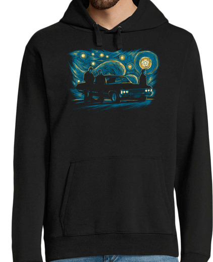 Sweat-shirt À Capuche Pour Homme nuit supernatural