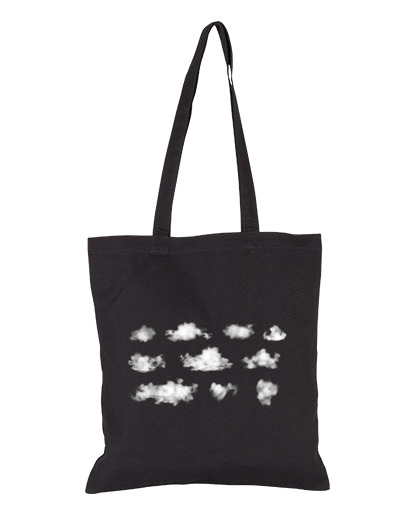 Image of realistic clouds cloud weather weather bag beach vacation tote