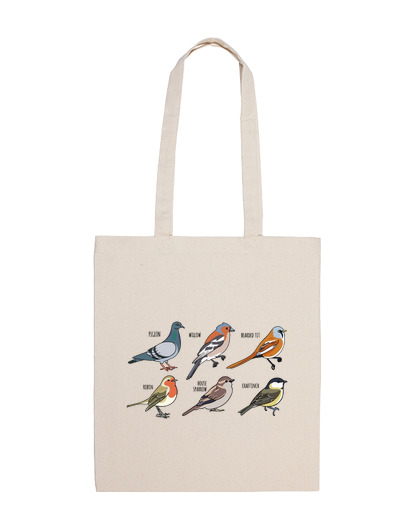 Image of birds robin pigeon titmouse bag work vacation congress conference