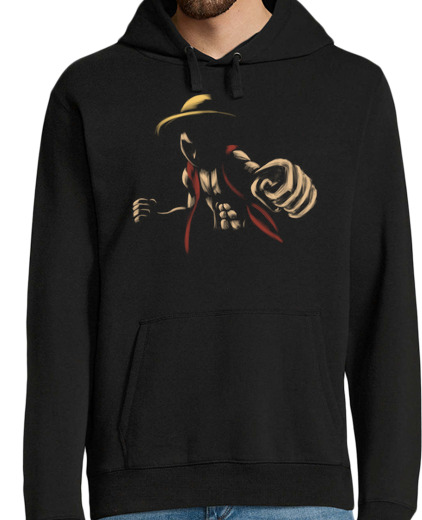 Sweat-shirt À Capuche Pour Homme pirate élastique