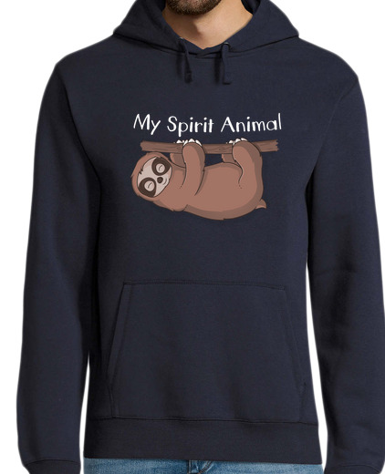 Sweat-shirt À Capuche Pour Homme sloth est mes animaux d'esprit