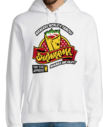 Sweat-shirt À Capuche Pour Homme avengers shawarma